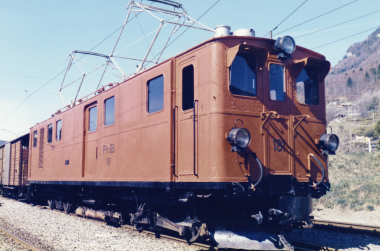 Ge 4/4 181 im Einsatz bei der RhB