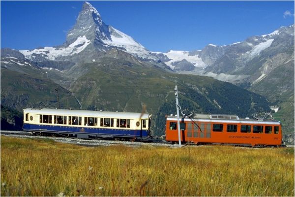 Im Pullmanwagen das majestätische Matterhorn bewundern!