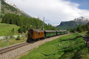 Zwischen Pontresina und Punt Muragl