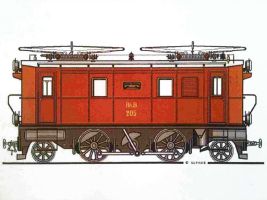 Typenskizze der Ge 2/4 Nr. 205