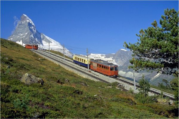 Im Pullmanwagen das majestätische Matterhorn bewundern!